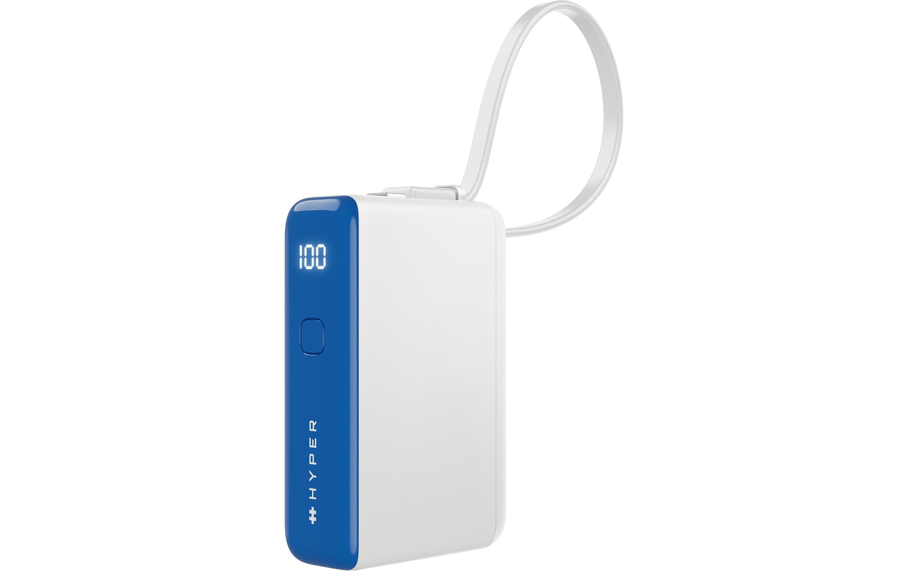 HyperJuice Flex 10K Powerbank 10'000 mAh – 30 W PD, 1× USB-C, blau