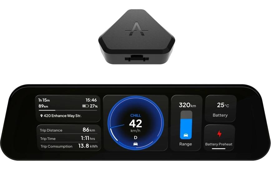 Enhance Dash Bundle 2021–2024 – Armaturenbrett für Tesla (inkl. Highland 9,6" Display)
