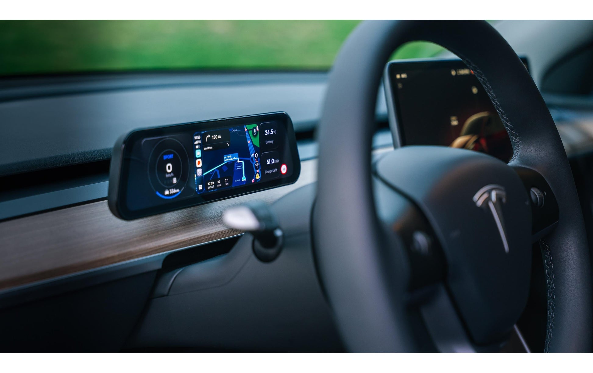 Enhance Dashboard Bundle – für Tesla 9,6" Display – 255 × 15 × 73 mm – 850 g