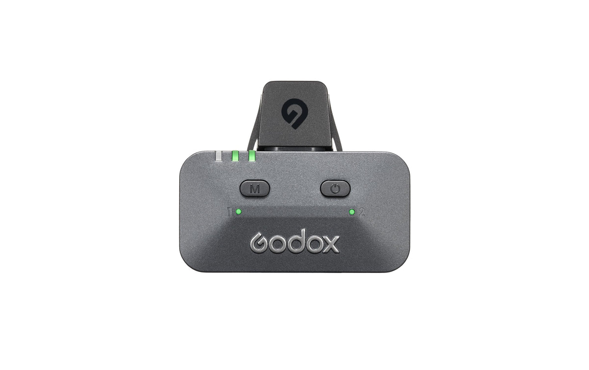 Godox Alink Kit2 – Mikrofon-Kit – 3,5 mm Klinke, USB-C, Kabellos – für Smartphones/Kameras/Computer