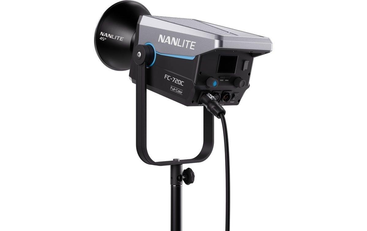 Nanlite FC-720C Streaming-Licht – Einstellbares Weiss, dimmbar, 6500 K, 119000 Lux – Schwarz