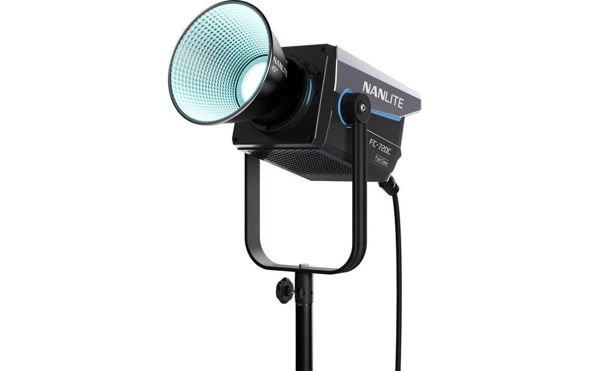 Nanlite FC-720C Streaming-Licht – Einstellbares Weiss, dimmbar, 6500 K, 119000 Lux – Schwarz