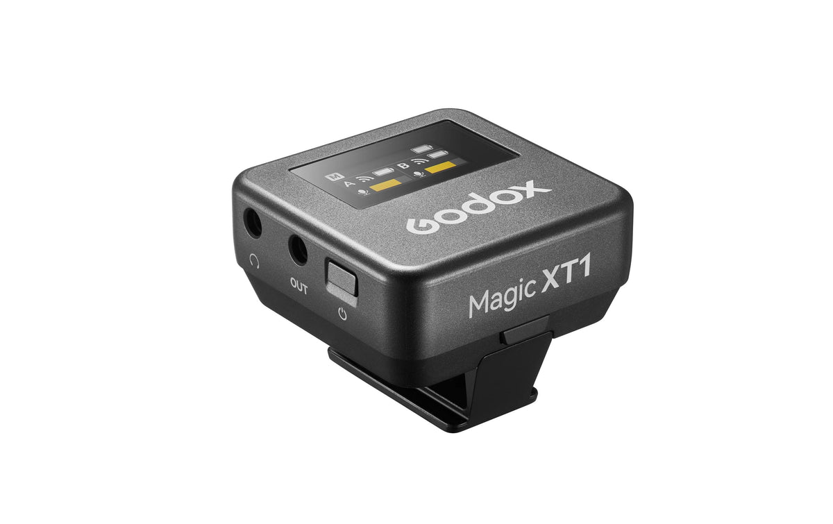 Godox Magic XT1 – Mikrofon-Kit – USB-C, Kabellos (2,4 GHz), Omnidirektional, Schwarz