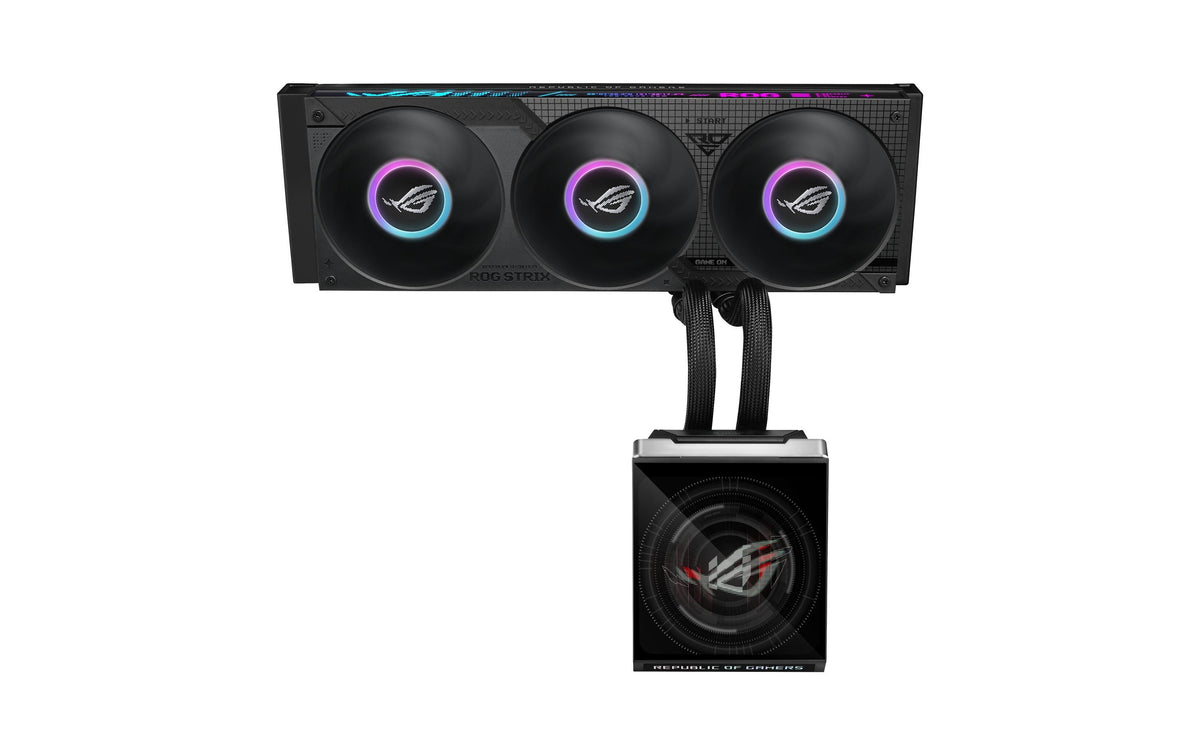 ASUS ROG STRIX SLC IV 360 – Montagehalterung – für Sockel AM4, AM5, LGA 1700 und andere, Schwarz