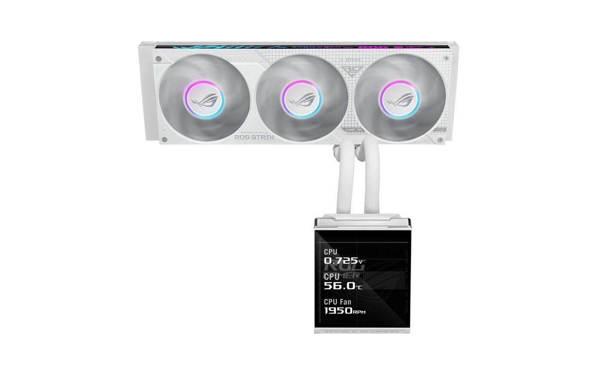 ASUS ROG STRIX SLC IV 360 – AIO-Kühler – 360 mm, 3×120 mm Lüfter, IPS-LCD, für AM4/AM5/LGA 1700/LGA 1851