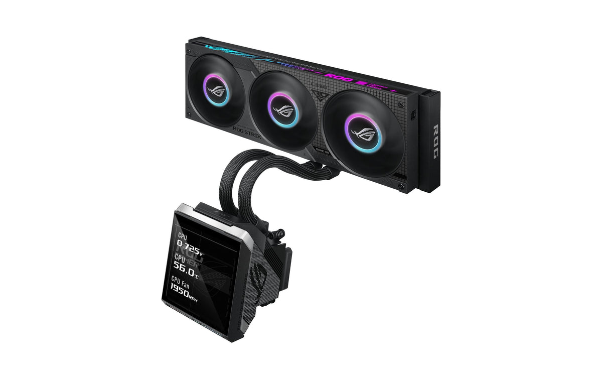 ASUS ROG STRIX SLC IV 360 – Montagehalterung – für Sockel AM4, AM5, LGA 1700 und andere, Schwarz