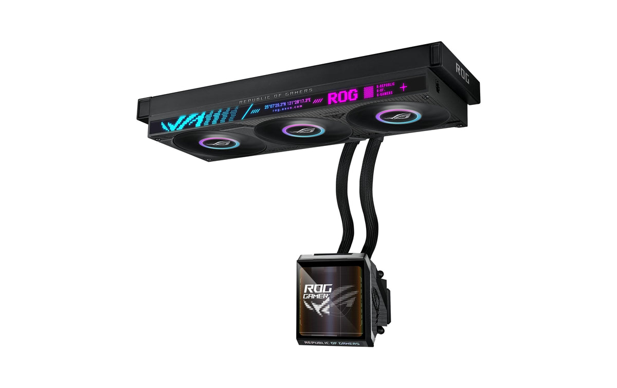 ASUS ROG STRIX SLC IV 360 – Montagehalterung – für Sockel AM4, AM5, LGA 1700 und andere, Schwarz