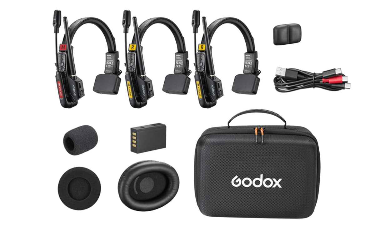 Godox Skytalk Air 3S Over-Ear Kopfhörer – Funk, USB-C, ANC