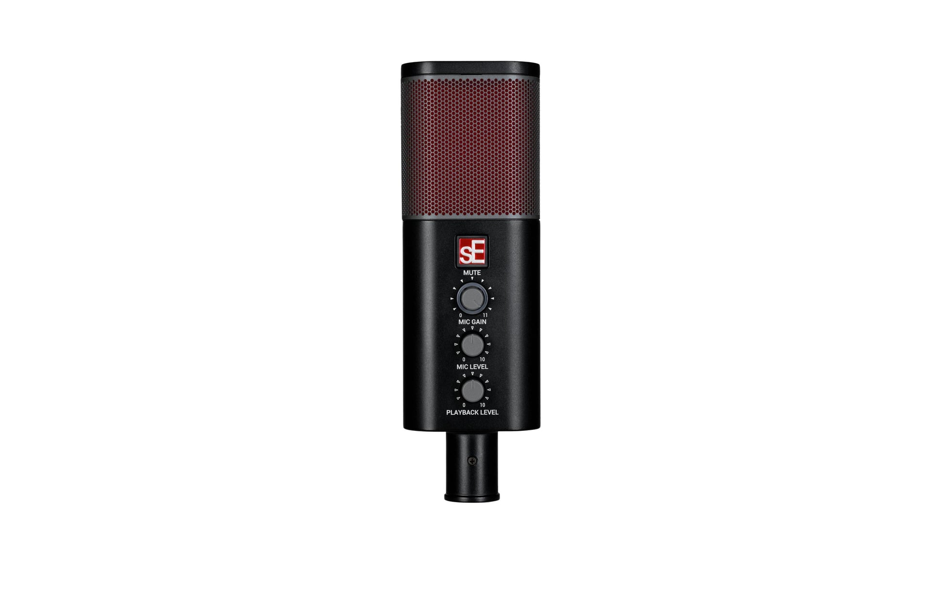 SE Electronics NEOM USB Tischmikrofon – USB-C/3,5 mm Klinke, Niere, für Windows/Mac/iOS/Android, Schwarz