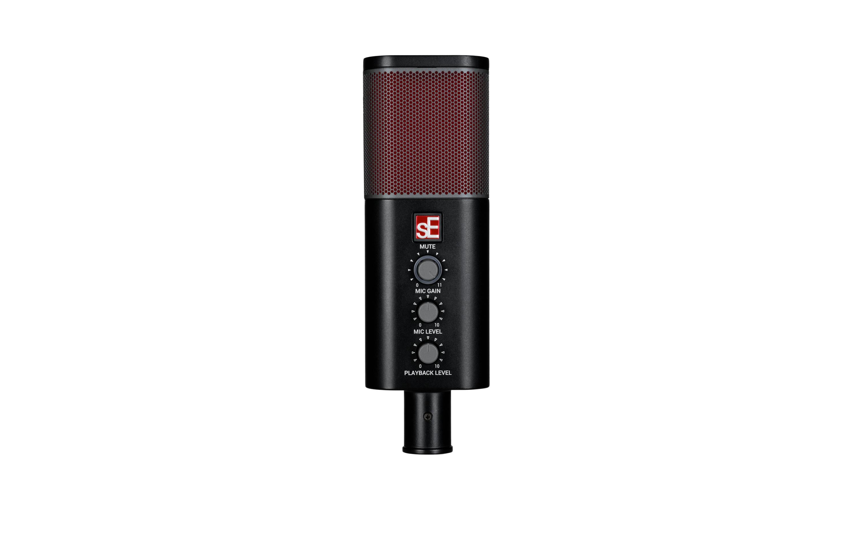 SE Electronics NEOM USB Tischmikrofon – USB-C/3,5 mm Klinke, Niere, für Windows/Mac/iOS/Android, Schwarz