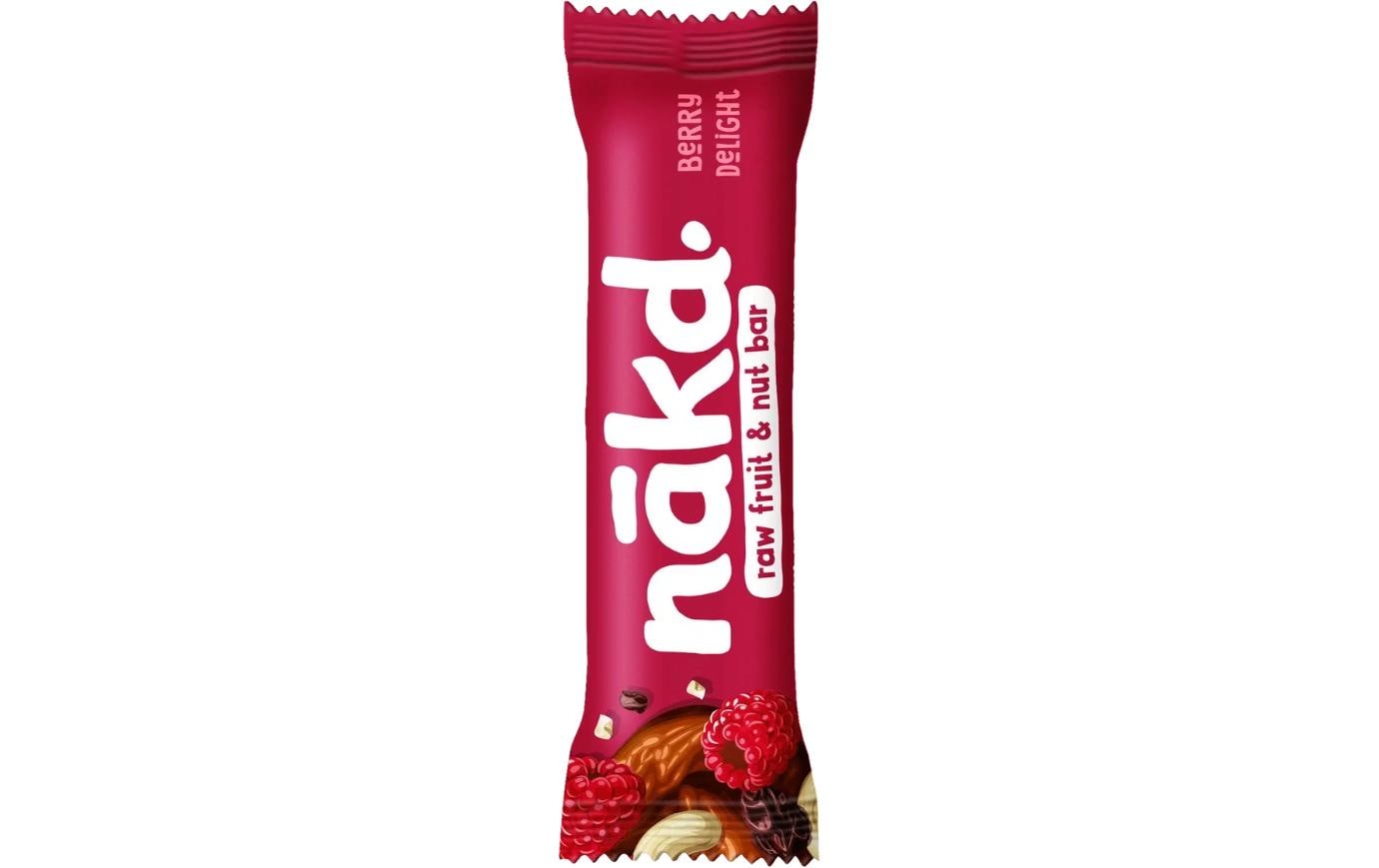Nakd Berry Delight Riegel – Himbeere, vegan, glutenfrei – 35 g