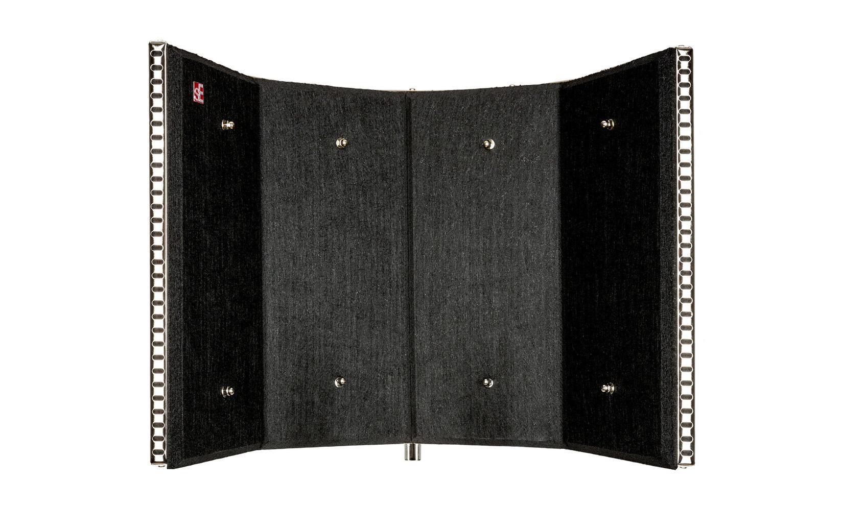 SE Electronics Reflexion Filter Pro – Schallschutzschirm, 200×395×320 mm, Schwarz/Silber