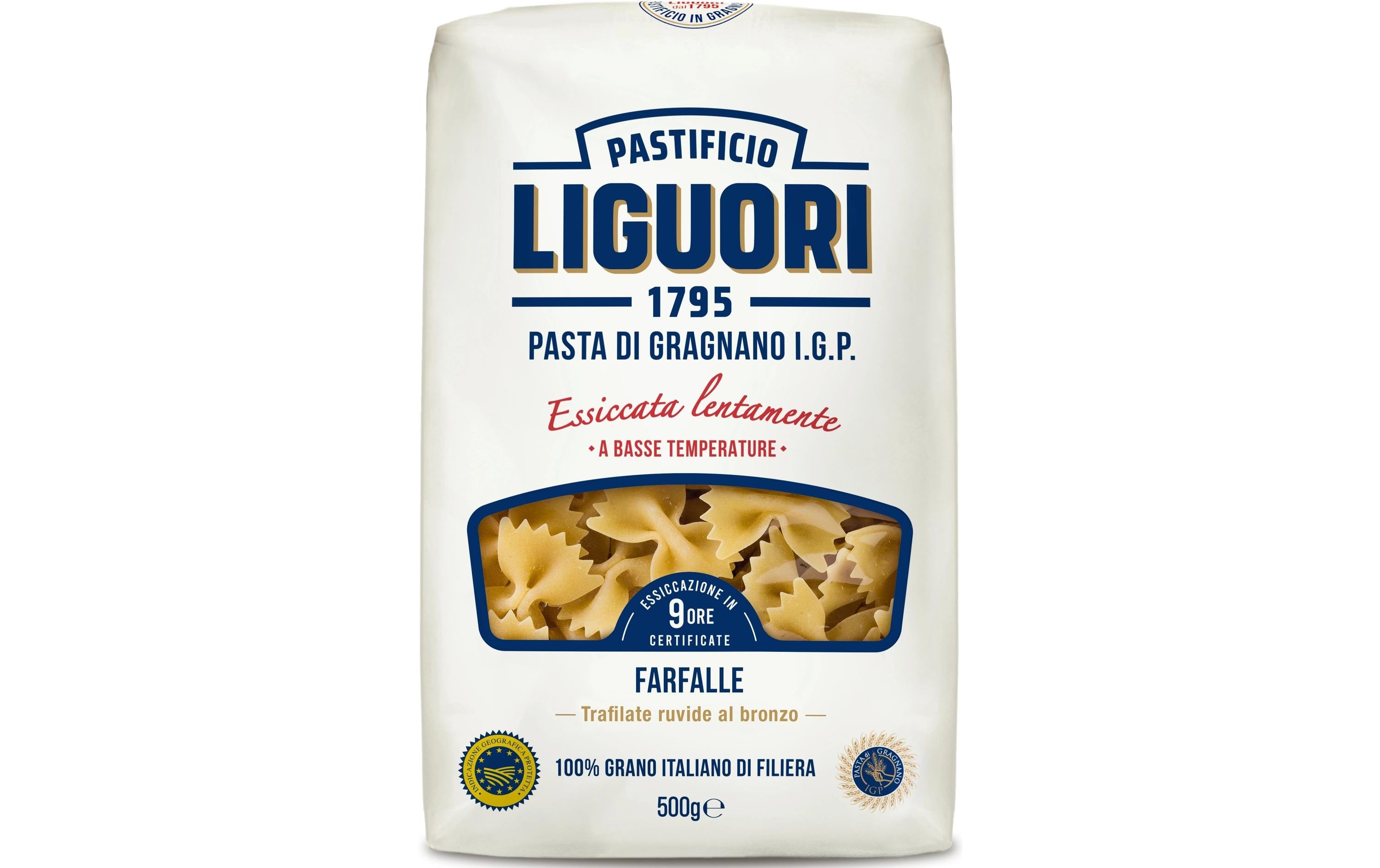 Liguori Pasta Farfalle vegan, laktosefrei – 500 g