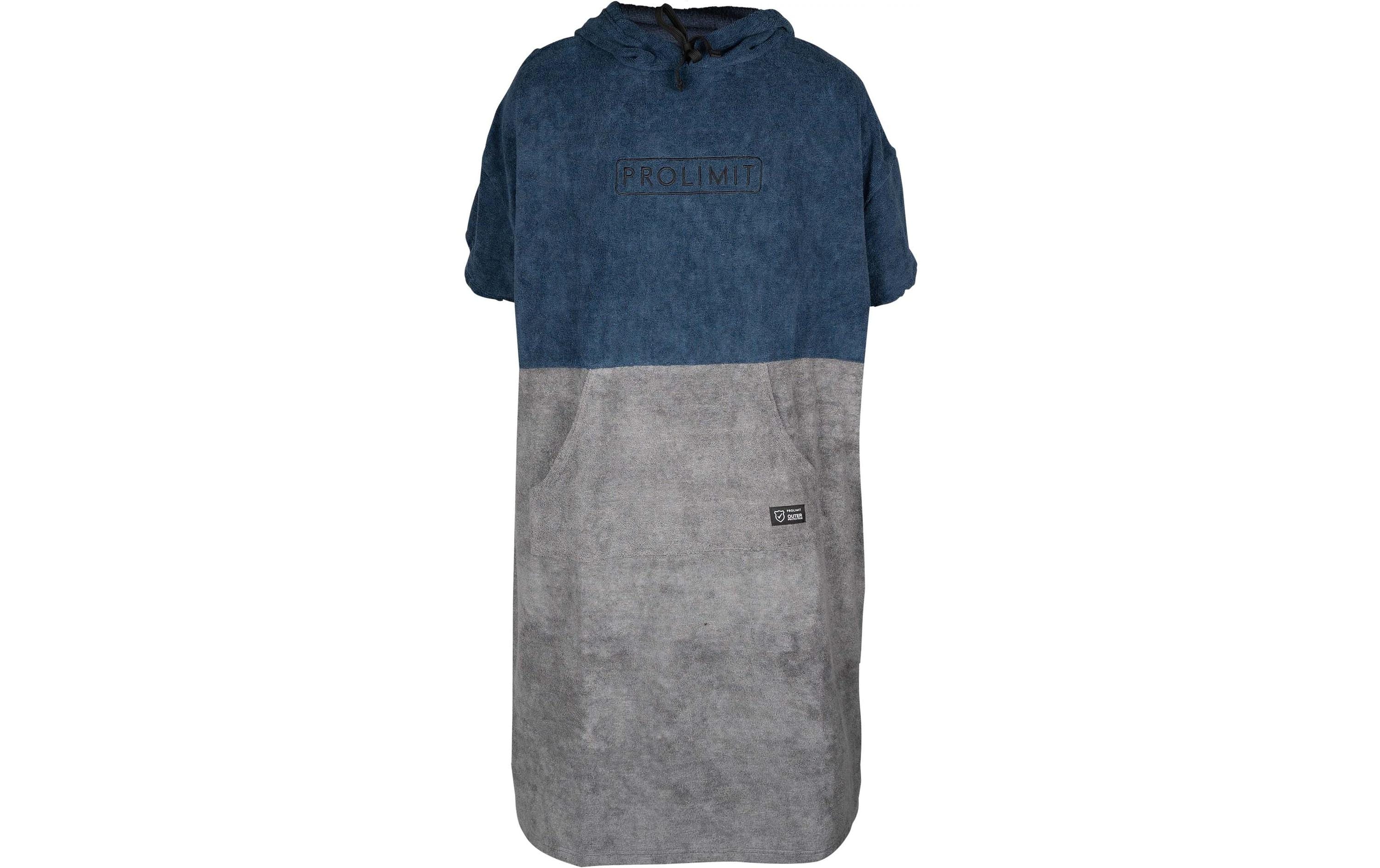 Prolimit Poncho – Einheitsgrösse – Navy/Grau