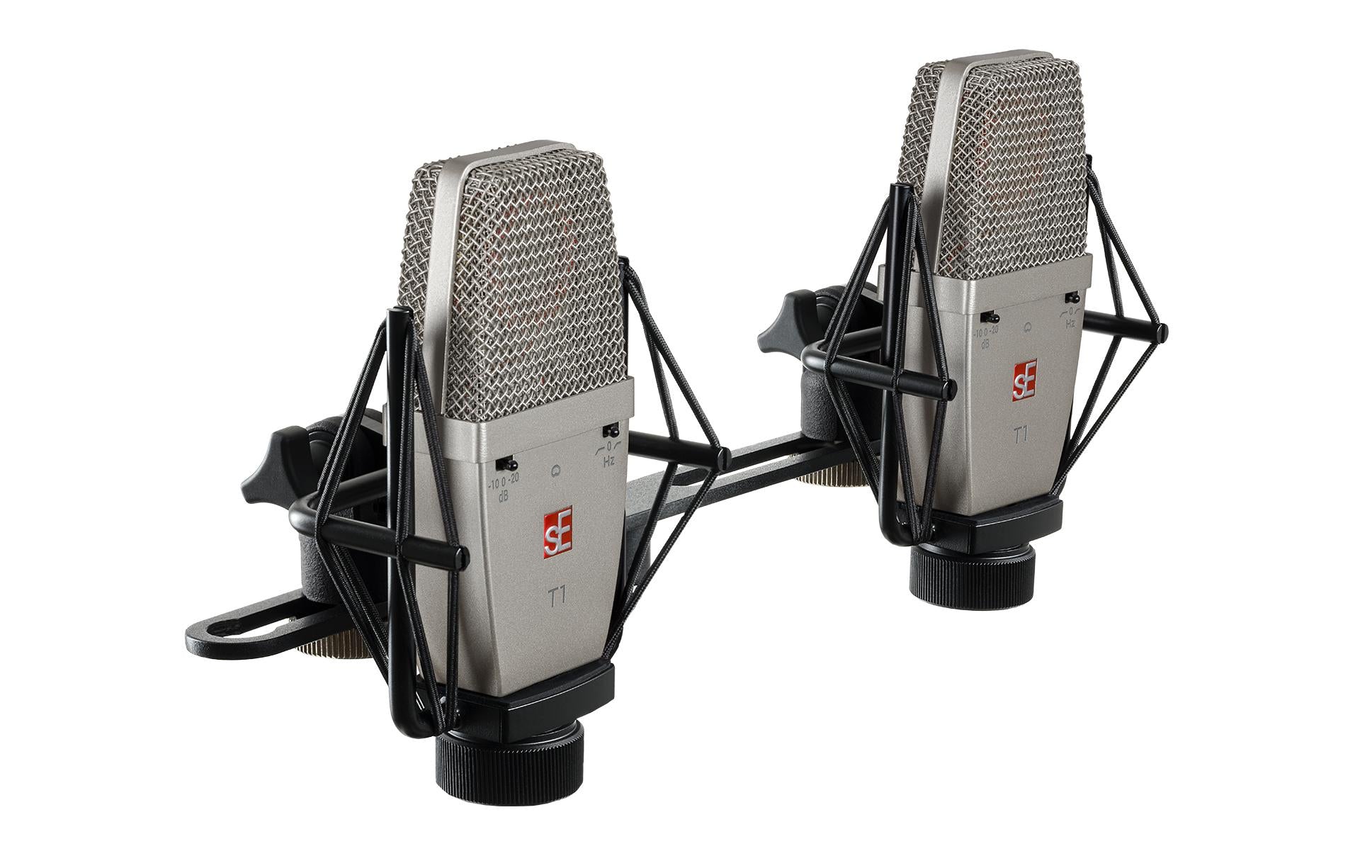 SE Electronics T2 Studio-Mikrofon 2er-Set – XLR, umschaltbar (Acht/Hyperniere/Kugel/Niere), 48 V Phantomspeisung