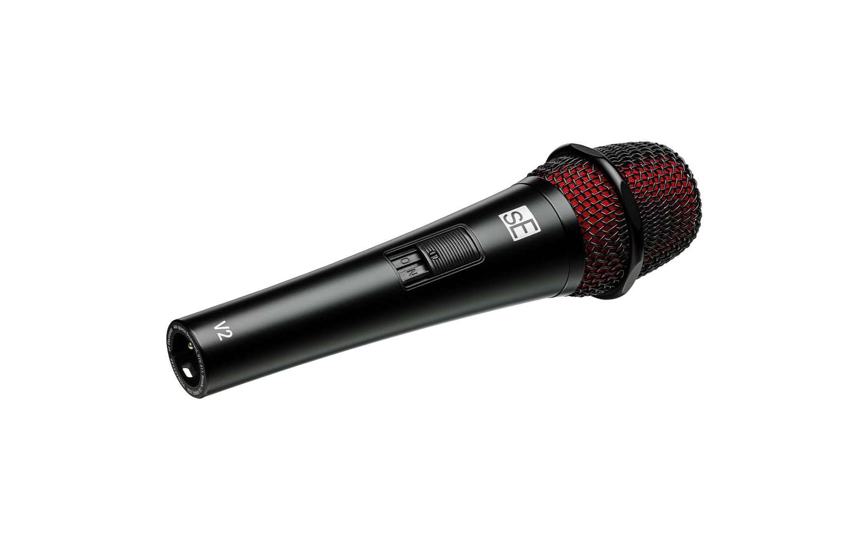 SE Electronics V2 Bühnenmikrofon – XLR, Kabelgebunden, Superniere – Schwarz