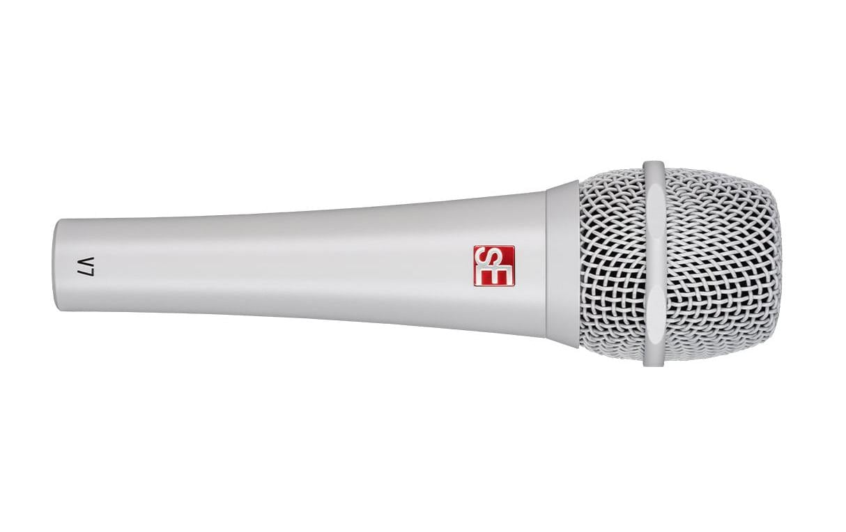 SE Electronics V7 – Bühnenmikrofon – XLR, Kabelgebunden, Superniere, 150 dB – Weiss