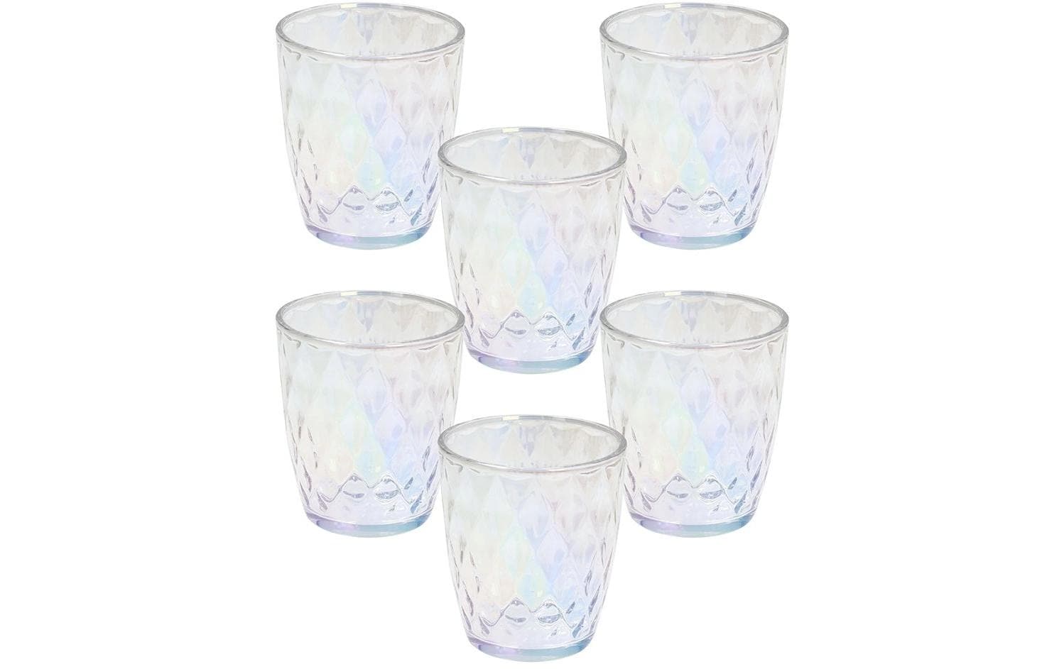 Tognana Porcellane Tognana Trinkgläser Jenny – 6er Set, 320 ml, Ø 9 cm, Glas, Transparent, spülmaschinenfest
