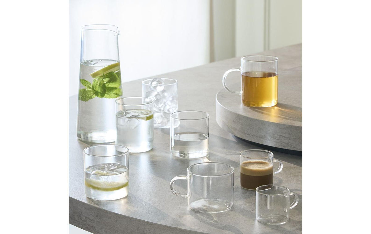 Tognana Porcellane Tognana Trinkgläser Lyra – 6er Set, 420 ml, Ø 8,0 cm, Borosilikatglas, Transparent, spülmaschinenfest