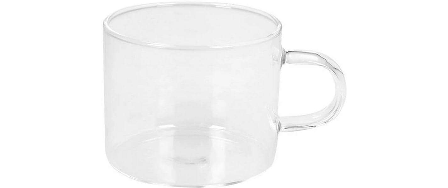 Tognana Porcellane Tognana Kaffeetassen-Set Lyra – 6er Set, 130 ml, Ø 6,0 cm, Borosilikatglas, Transparent, spülmaschinenfest