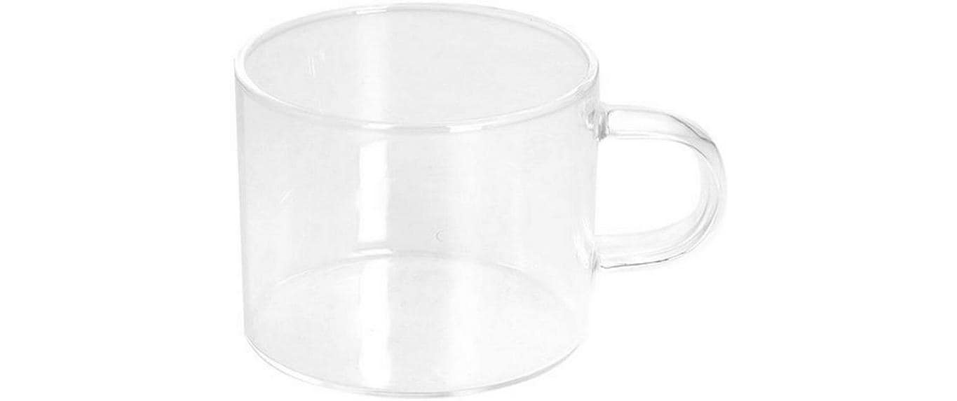 Tognana Porcellane Tognana Espressotassen LYRA – 6er Set, 100 ml, Ø 5,5 cm, Glas, Transparent, spülmaschinenfest