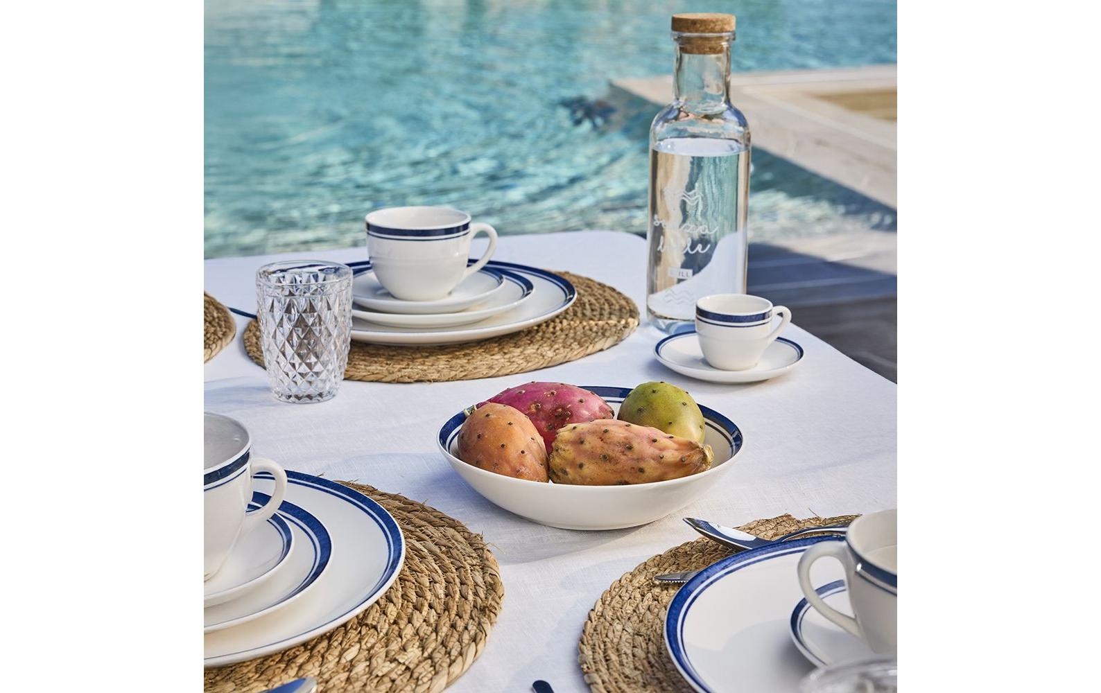 Tognana Porcellane Tognana Espressotassen-Set Madison – 6er Set, 80 ml, Ø 6 cm, H 5 cm, Porzellan, spülmaschinenfest