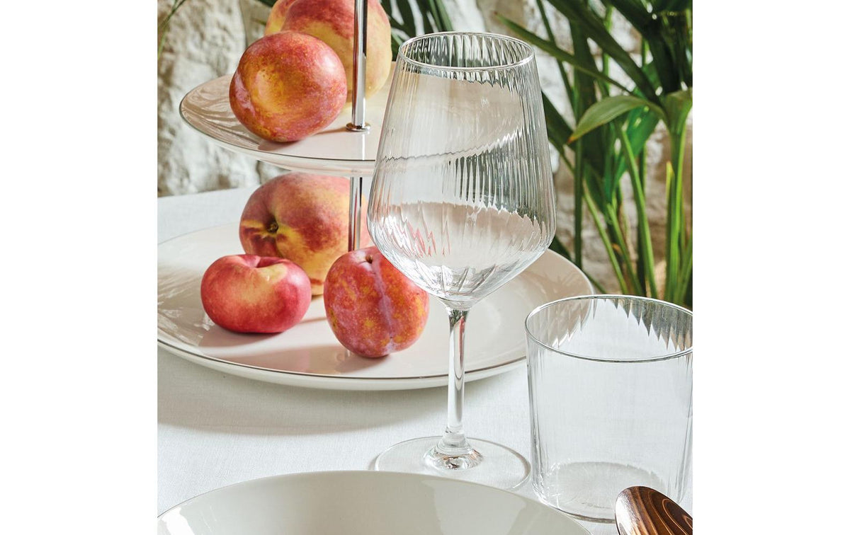 Tognana Porcellane Tognana Trinkgläser Aura – 6er Set, 370 ml, Ø 8,5 cm, H 9,0 cm, Glas, Transparent, spülmaschinenfest