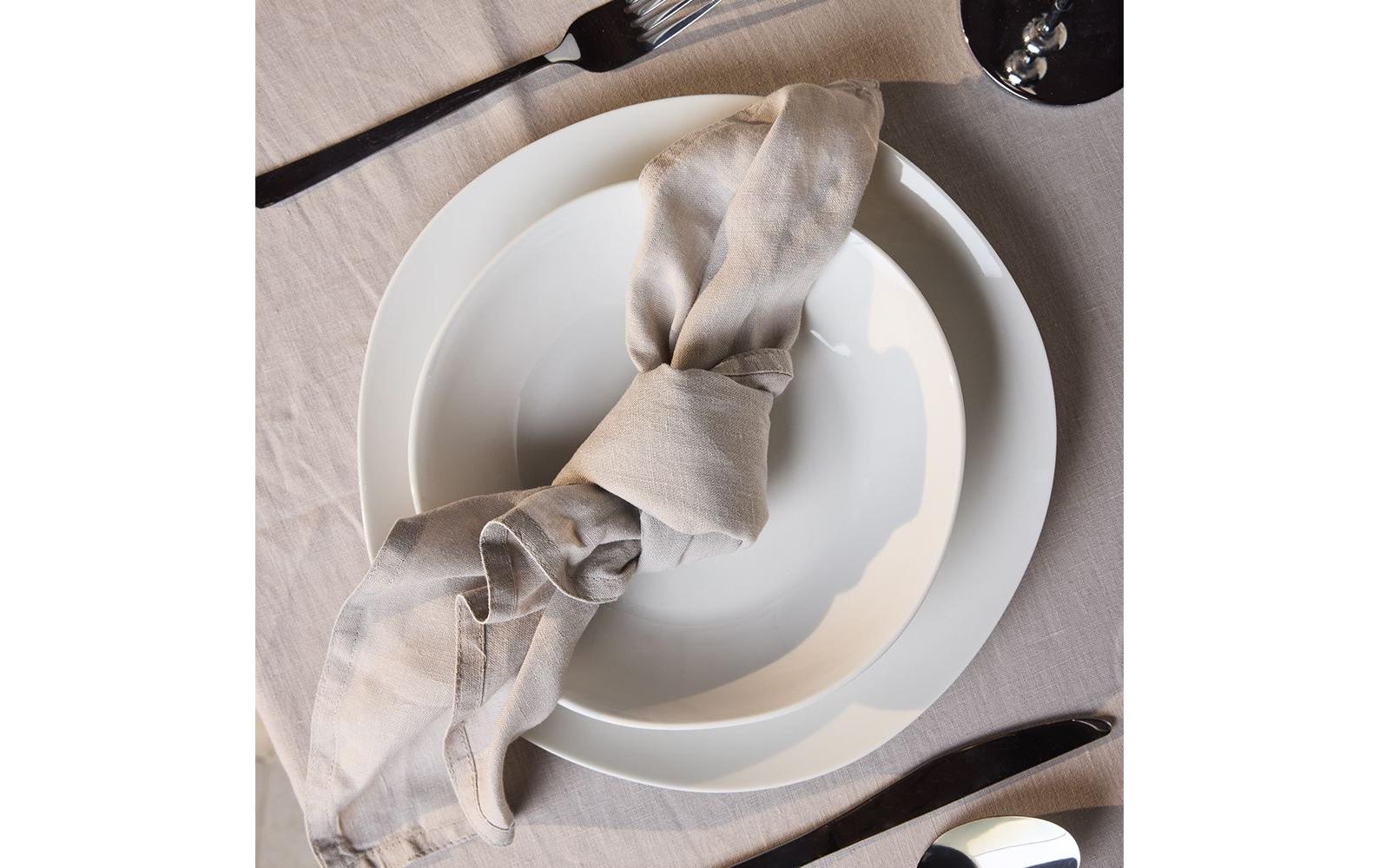Tognana Porcellane Geschirrset Delphi – 18-teiliges Set, Ø 27/21 cm, Porzellan, spülmaschinenfest