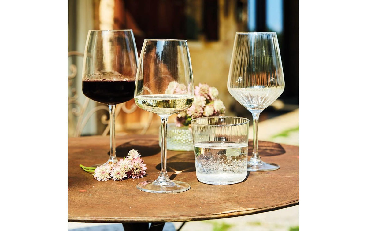 Tognana Porcellane Tognana Trinkgläser Aura – 6er Set, 370 ml, Ø 8,5 cm, H 9,0 cm, Glas, Transparent, spülmaschinenfest