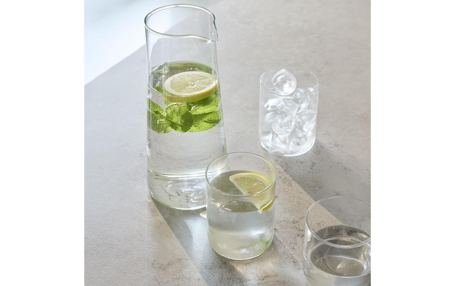 Tognana Porcellane Tognana Trinkgläser Lyra – 6er Set, 330 ml, Ø 8 cm, Borosilikatglas, spülmaschinenfest, mikrowellengeeignet