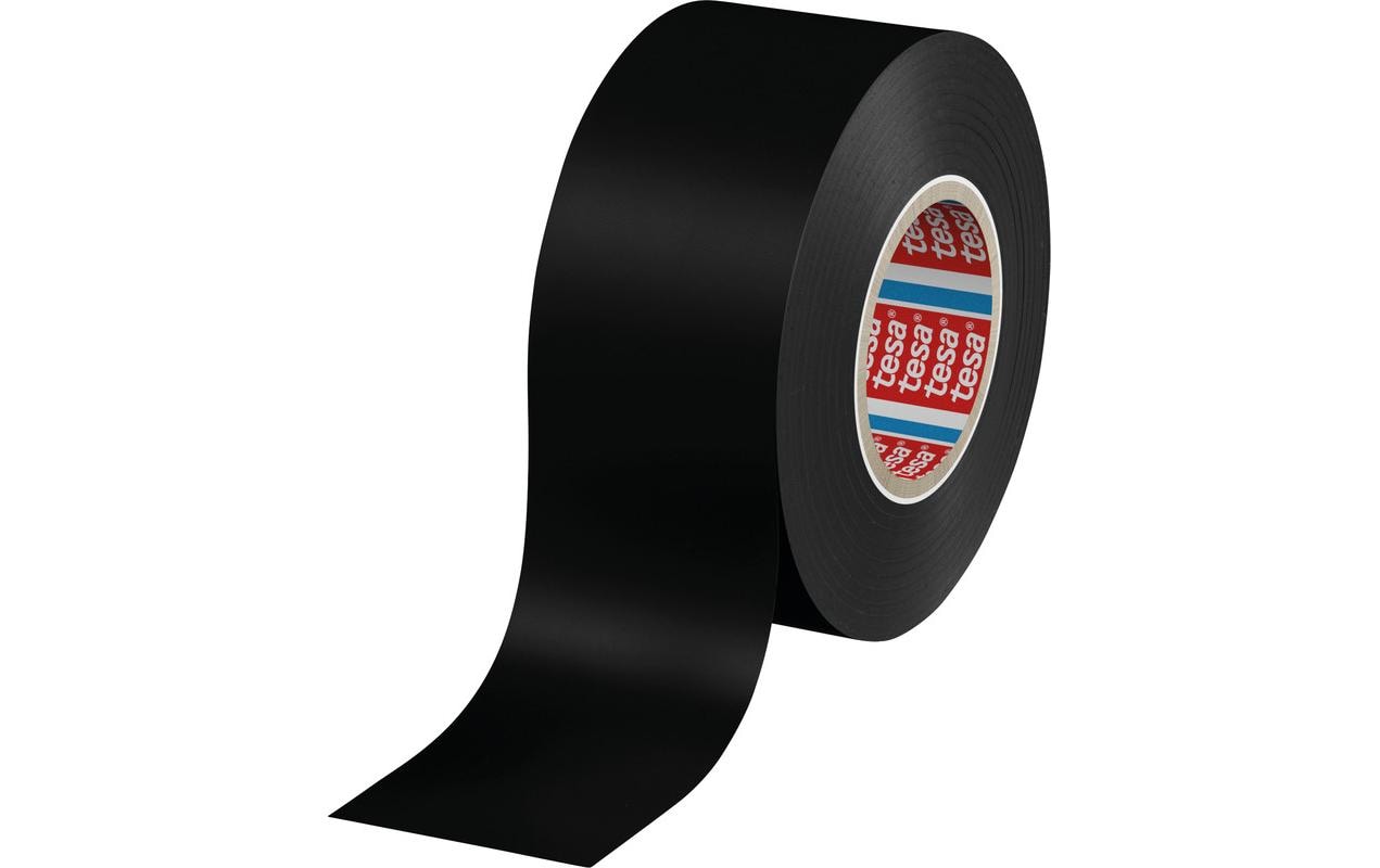 TESA Gewebeband – 38 mm × 33 m, Schwarz, Kunststoff, Permanent, 1 Stück