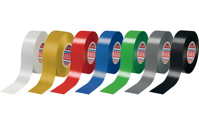 TESA Elektro-Isolierband – 50 mm × 33 m, schwarz, PVC, permanent, 1 Stück