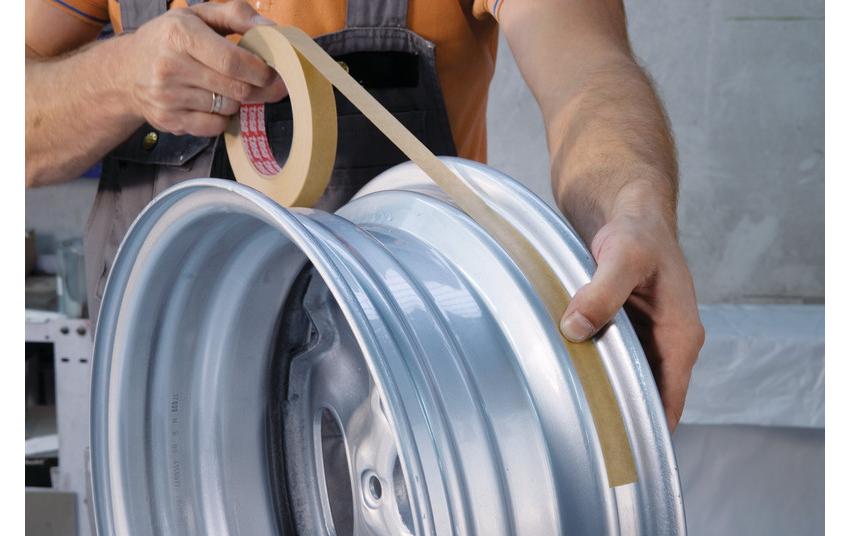 TESA Malerband PV1, braun – 25 mm × 50 m, innen