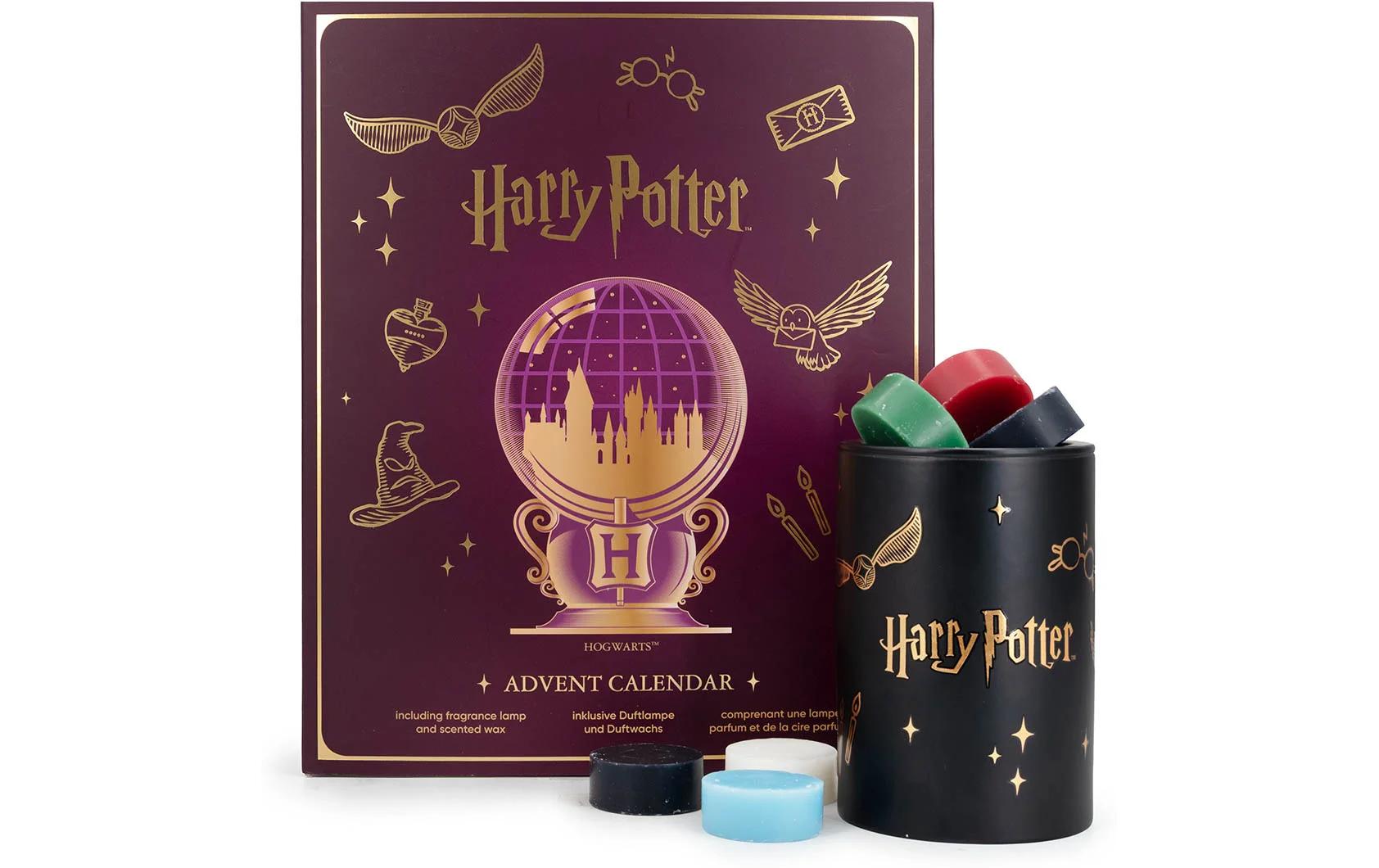 Balthasar Harry Potter Adventskalender – Geschenkset, Keramik-Duftlampe Schwarz, Ø 27 × 22 cm, 24 Duftwachs