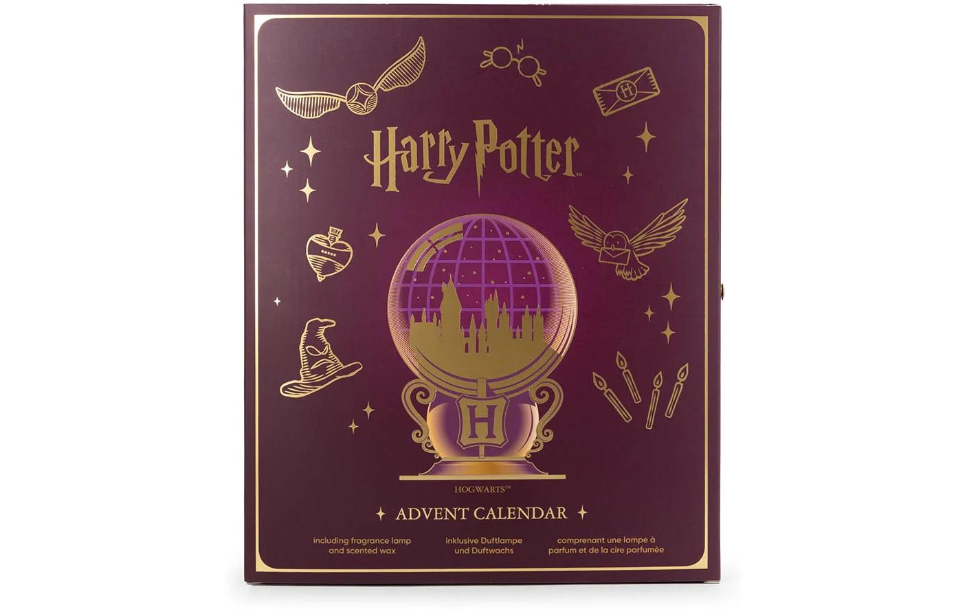 Balthasar Harry Potter Adventskalender – Geschenkset, Keramik-Duftlampe Schwarz, Ø 27 × 22 cm, 24 Duftwachs