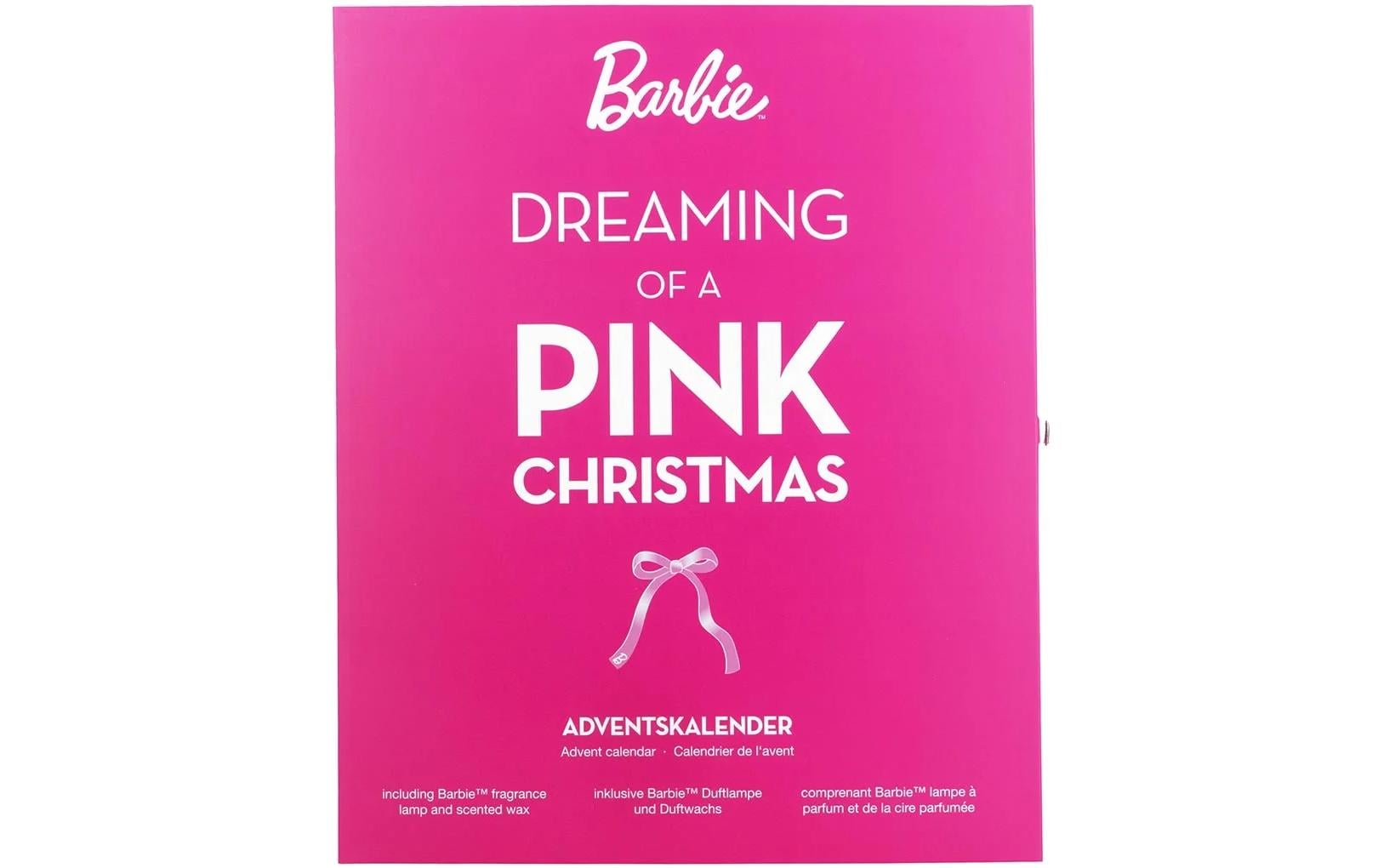 Balthasar Adventskalender – Barbie – Befüllt: Duftlampe & 24 Duftwachs – Ø 27 × 22 cm