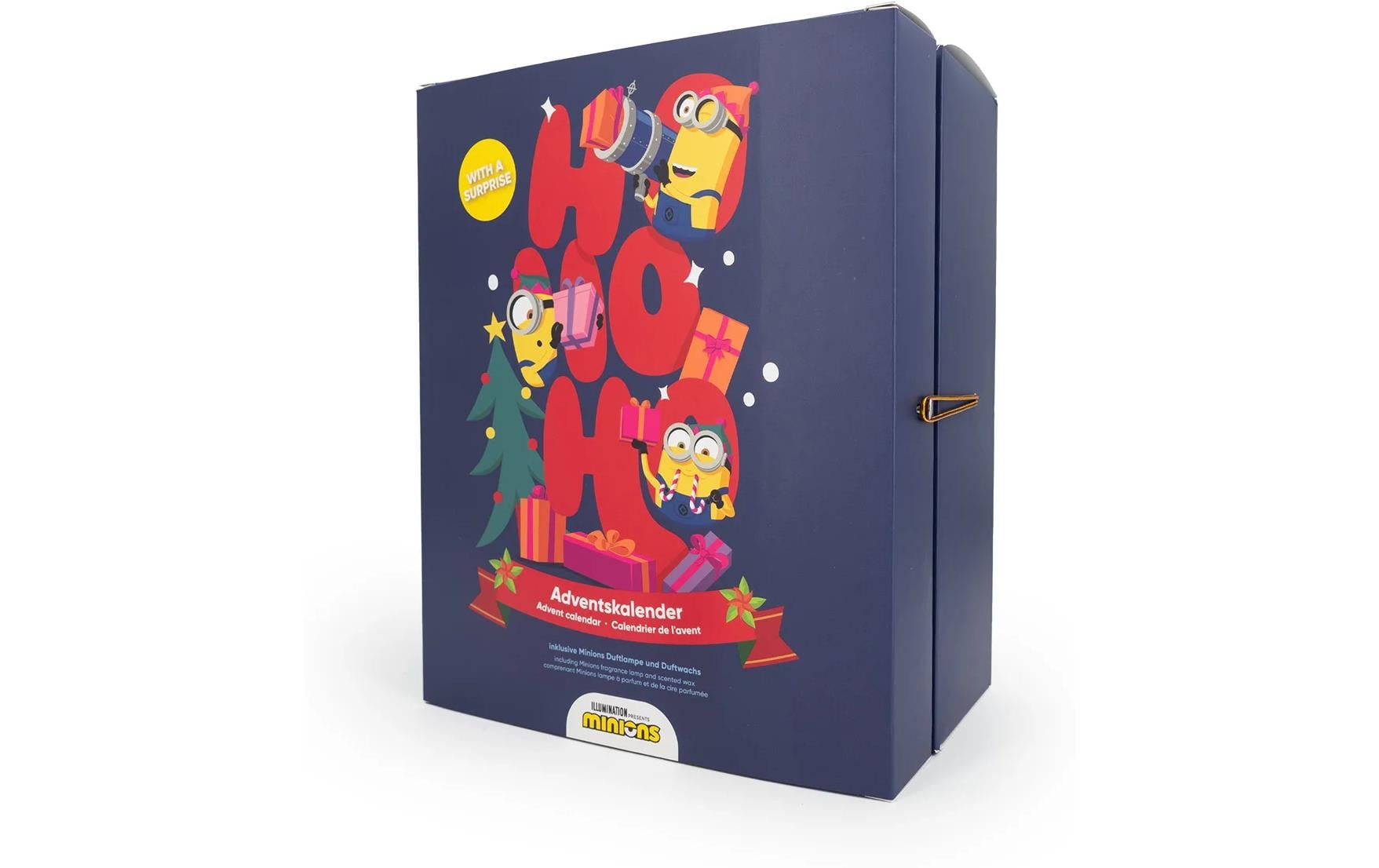 Balthasar Adventskalender – Minions – mit Duftlampe & 24 Duftwachs – Ø 27 × 22 cm
