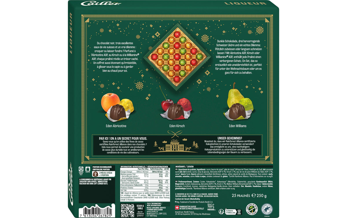 Cailler AMB Spirits XMAS Pralinés – 250 g