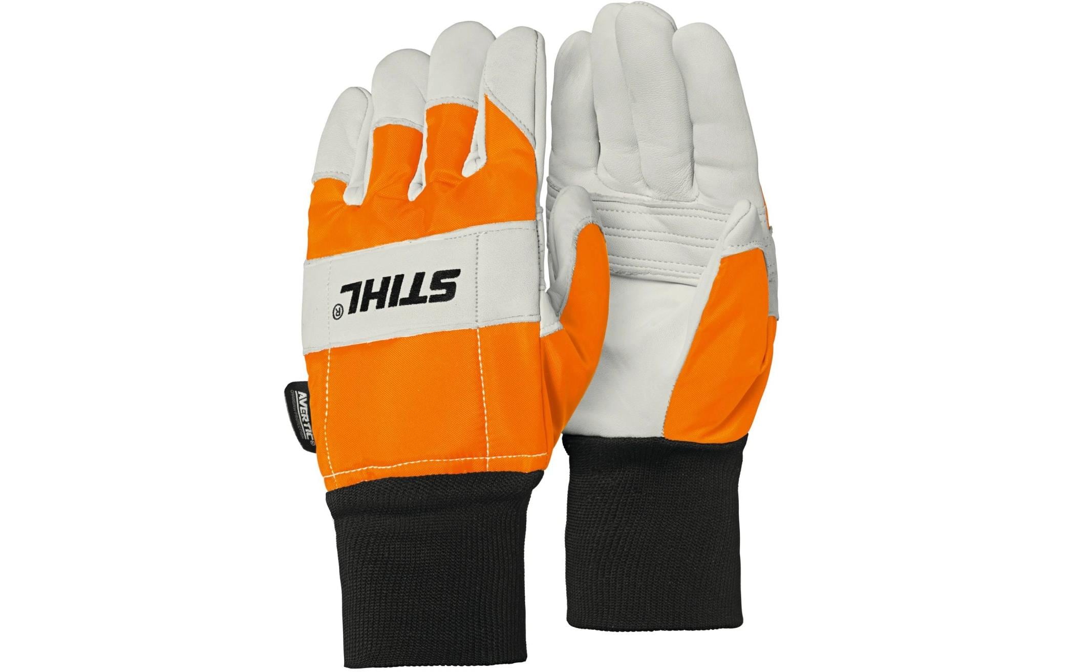 Stihl Schnittschutzhandschuhe FUNCTION Protect MS – Grösse L – Orange/Weiss