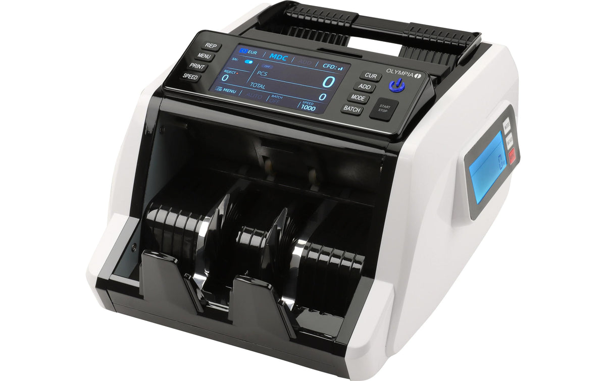 Olympia Safescan NC580 Plus – Banknotenzähler – 330 × 210 × 80 mm, 4 kg, Schwarz