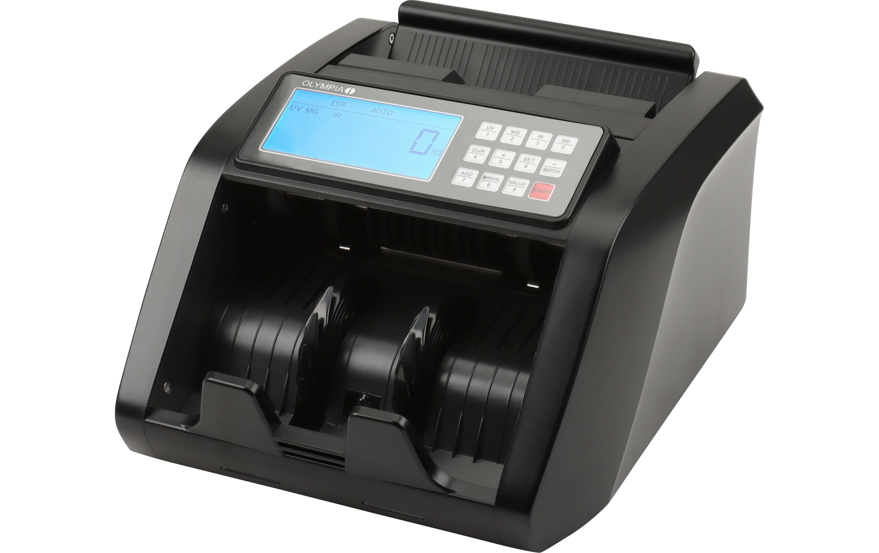 Olympia Safescan NC440 – Banknotenzähler – EUR, Schwarz, 280 × 50 × 160 mm
