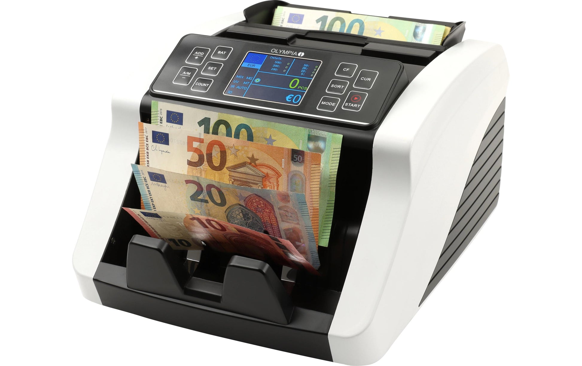 Olympia Safescan NC560 Plus – Banknotenzähler – EUR, Schwarz