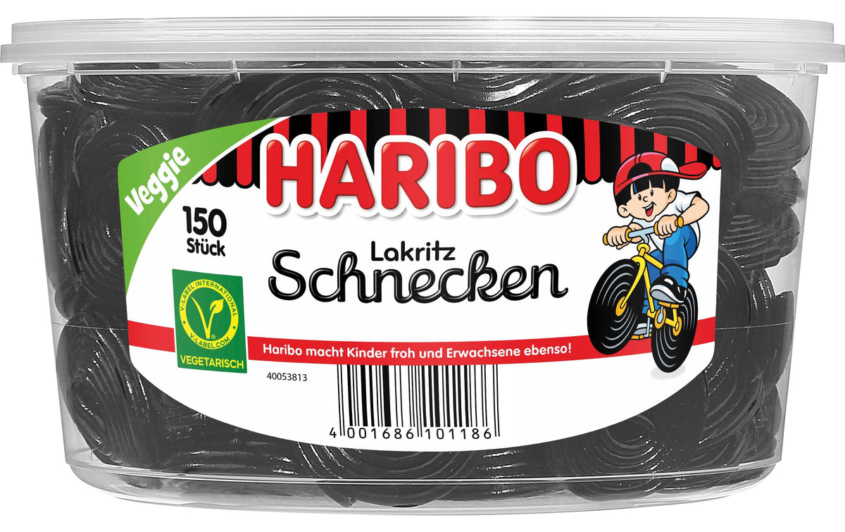 Haribo Lakritz-Schnecken Gummibonbons – 1,5 kg