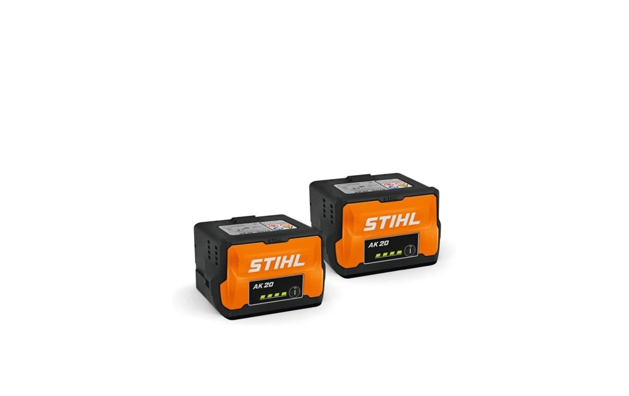 Stihl AK-System Starterset 2 × AK 20 32 V 4,5 Ah (144 Wh) + AL 101 Ladegerät – für Stihl AK-System