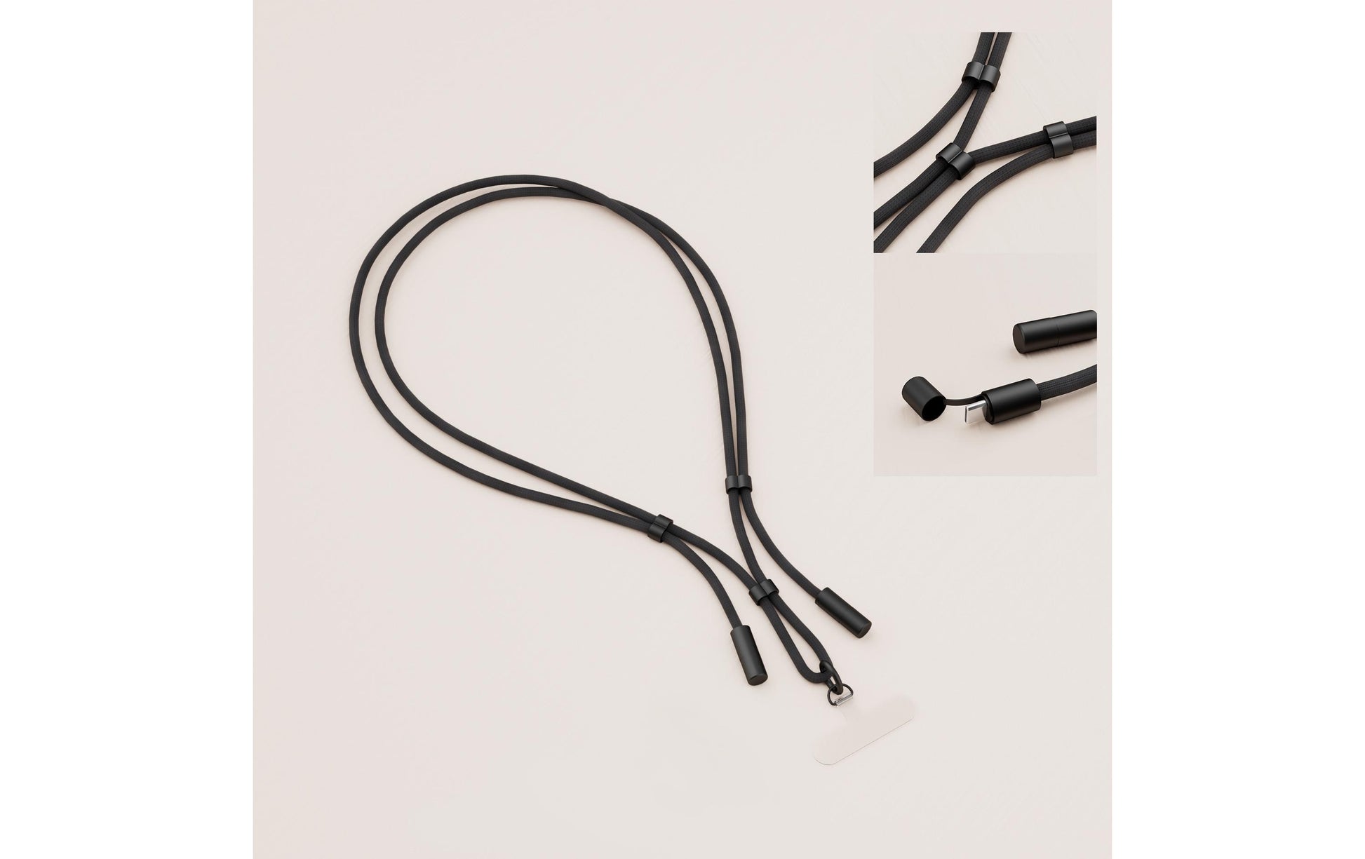 Onit Ladekabel – USB-C auf USB-C 1,8 m, 240 W, geflochten, schwarz – für USB-C Geräte