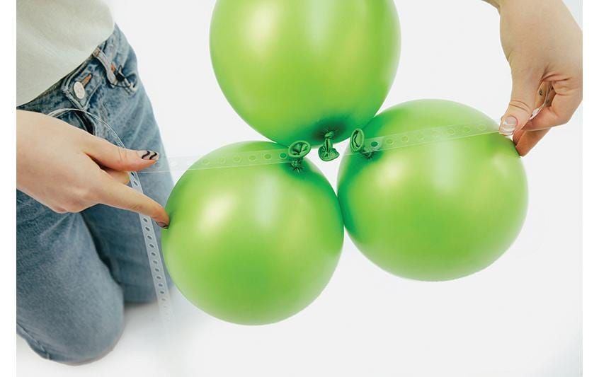 Partydeco Girlandenband Geburtstag – transparent – 70 × 500 cm – Kunststoff – 1 Stk