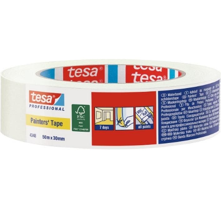 TESA Malerband, chamois – 50 mm × 50 m, innen
