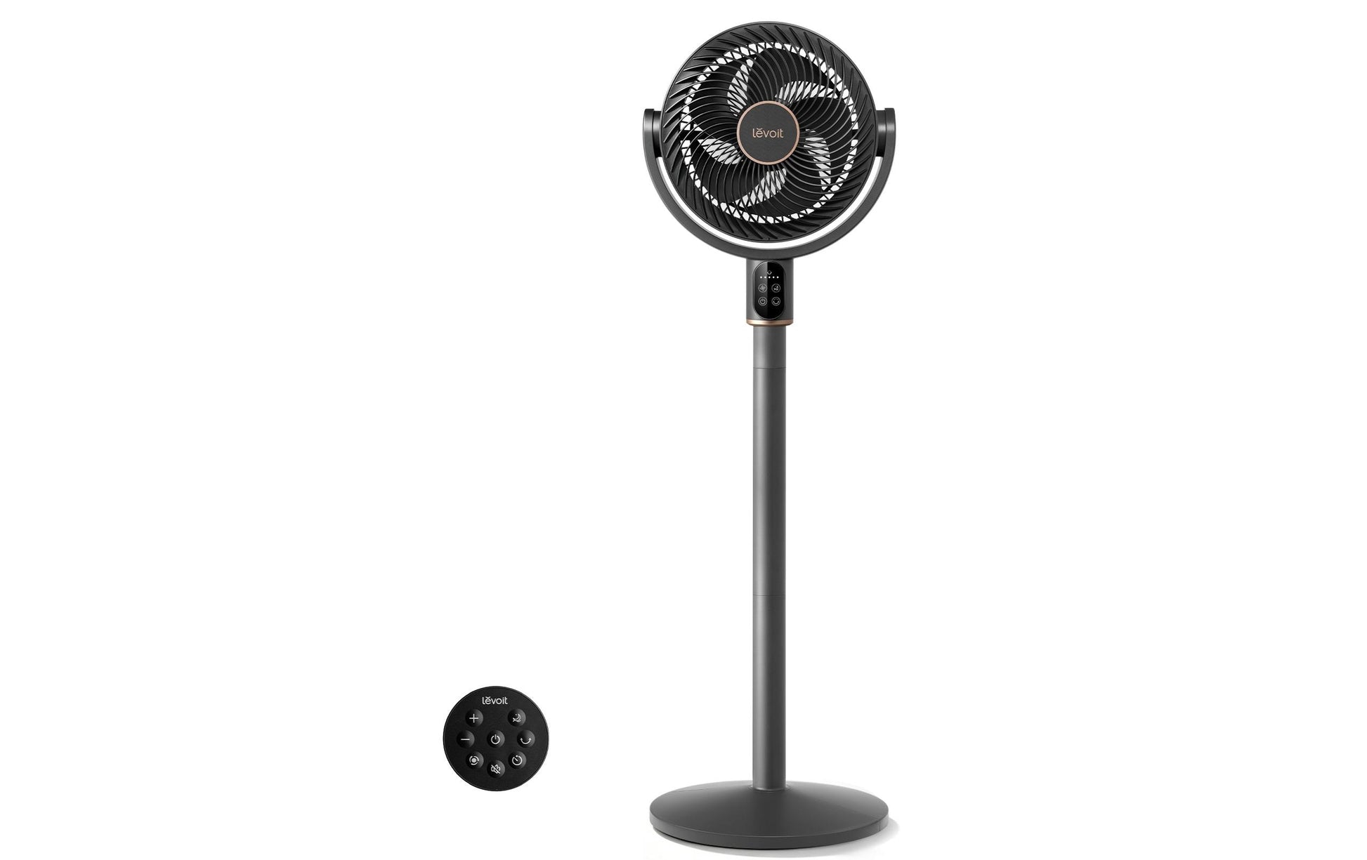 Levoit Standventilator HEAPCFLVNEU0009Y – oszillierend, Fernbedienung, schwarz