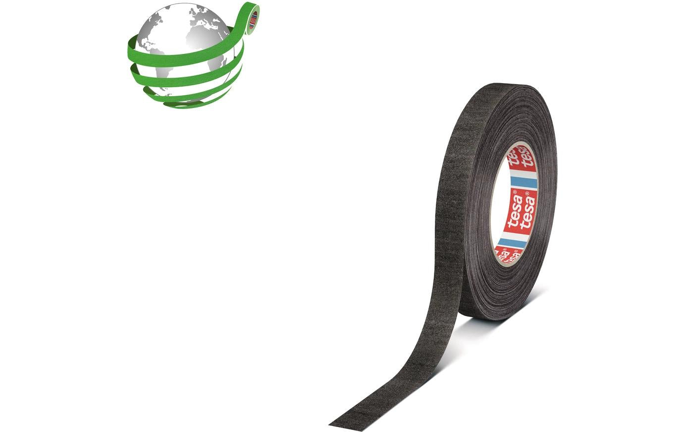 TESA Gewebeband – 50 mm × 50 m, Schwarz, Baumwollgewebe, 1 Stück