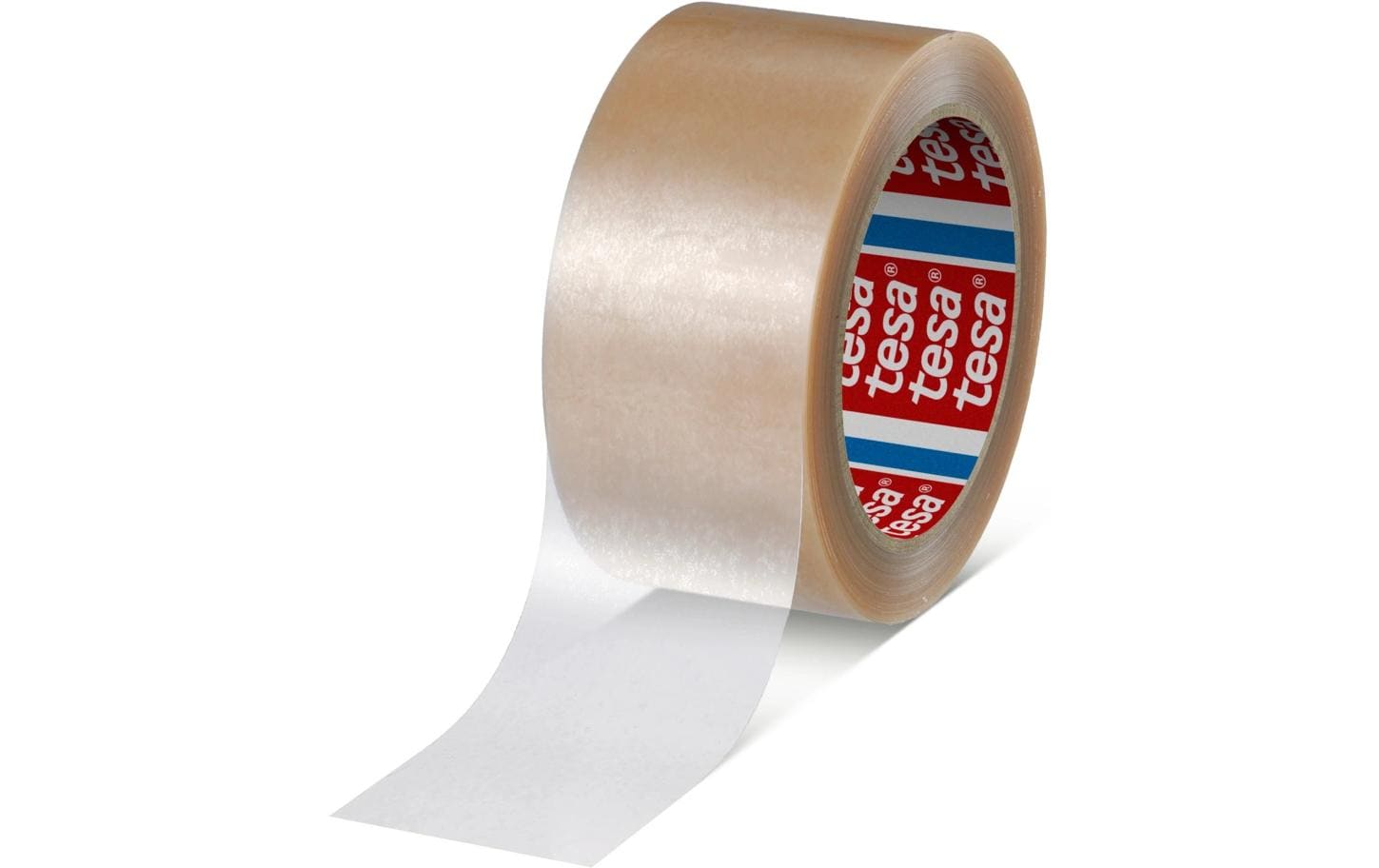 Tesa – Verpackungsband, PVC, 19 mm × 66 m, Braun, Naturkautschuk, 1 Rolle